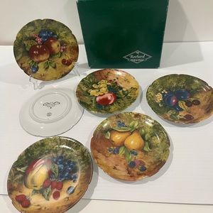 Limoges cocktail plates